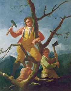 Skovhuggere, 1779 af Francisco de Goya